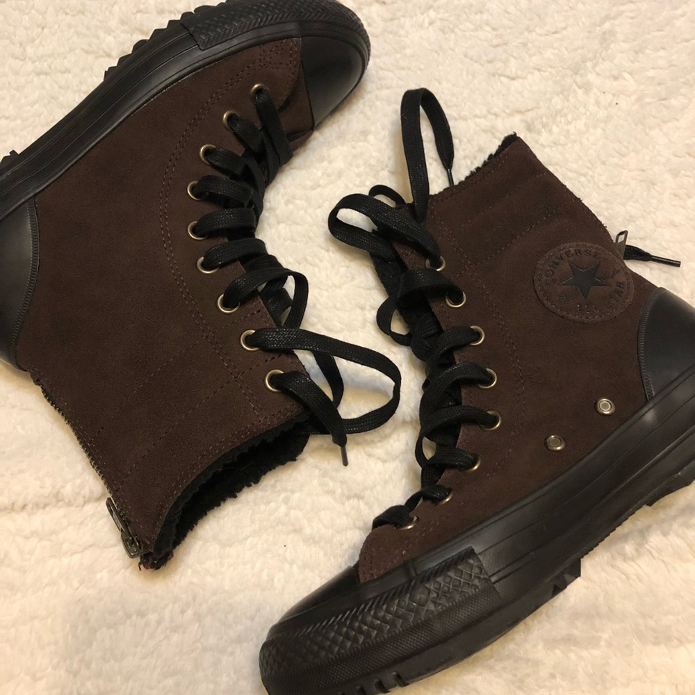 Converse suede high tops